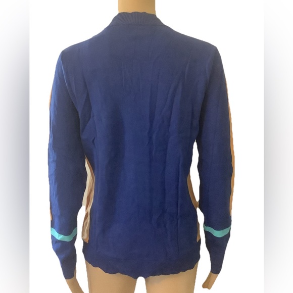 Pebble Beach Golf Cardigan links Sweater Button Down, size  Medium, V neck, - Picture 8 of 12